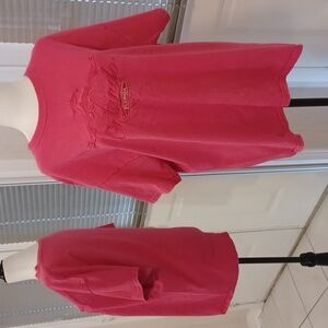 4/$40 Pink Orlando Dolphin Tee - Size Large